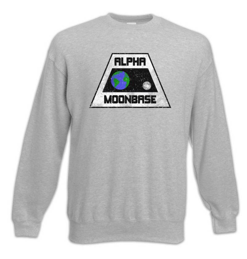 Urban Backwoods Sweatshirt Vintage Alpha Moonbase Logo Sweatshirt Mondbasis Alpha 1 TV Serie (1-tlg) Space 1999 SciFi Series von Urban Backwoods