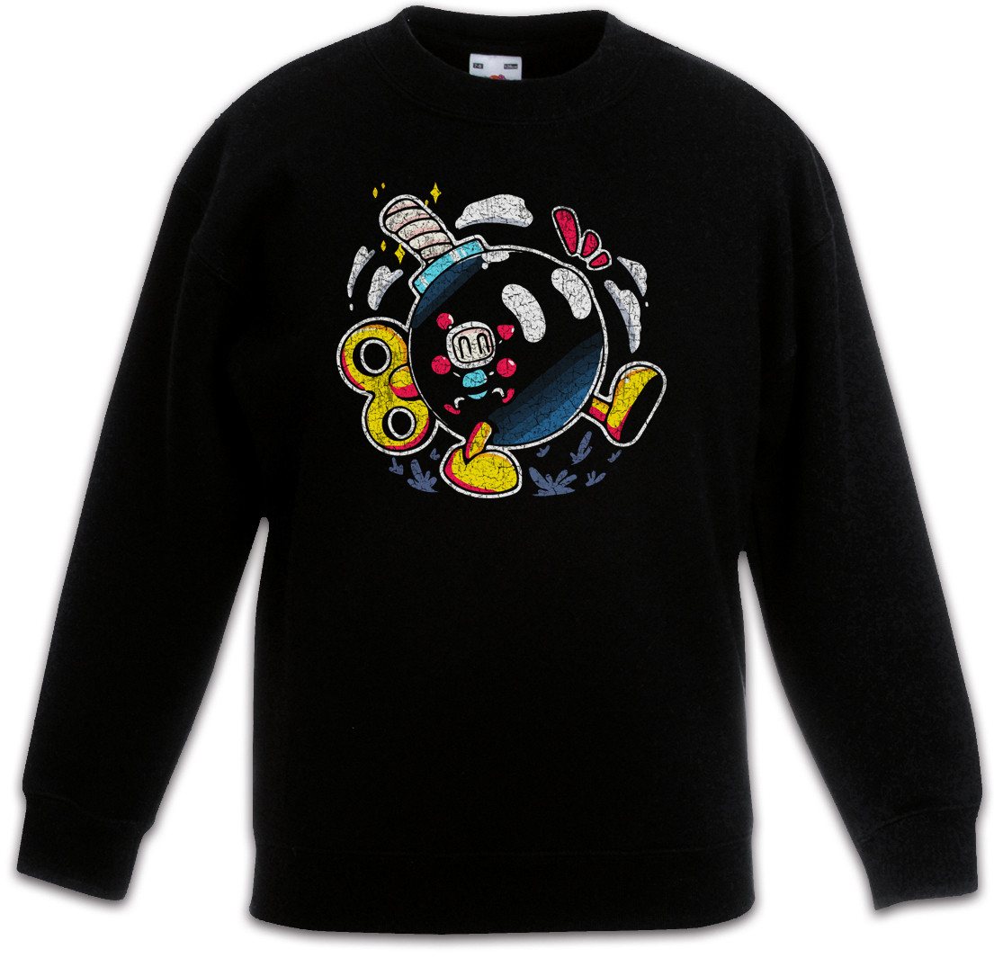 Urban Backwoods Sweatshirt Walking Bomb Kinderpullover Gamer Nerd Bomberman Man Retro Bomber Dyna (1-tlg) Blaster Game Games Gaming von Urban Backwoods