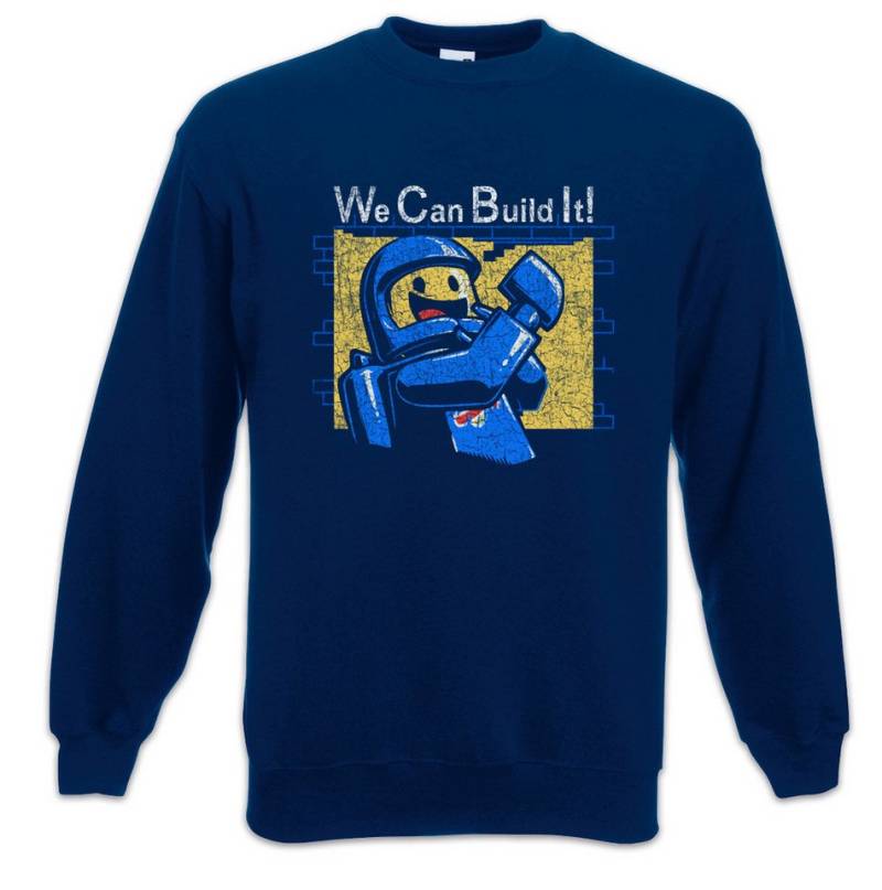 Urban Backwoods Sweatshirt We Can Build It Sweatshirt Pirate Pirates Bricks Steine Piraten Pirat (1-tlg) Fun Head Kopf Steine von Urban Backwoods