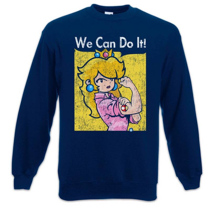 Urban Backwoods Sweatshirt We Can Do It Princess Sweatshirt Super Gamer Games Geek Mario Nerd (1-tlg) Luigi Kart Peach von Urban Backwoods