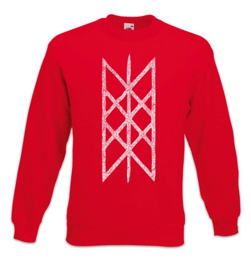 Urban Backwoods Sweatshirt Web Of Wyrd Sweatshirt Wurd Fate Schicksal Symbol Rune Runes Wikingere (1-tlg) Vikings Nornir Raben Raven von Urban Backwoods