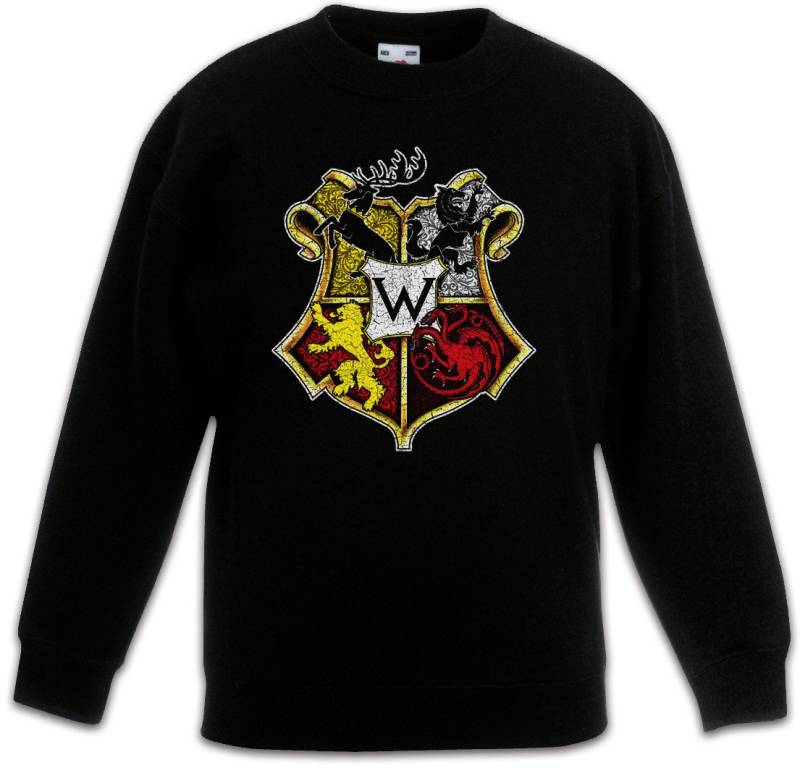 Urban Backwoods Sweatshirt Westeros School Kinderpullover Game of Swords Haus Thrones Häuser (1-tlg) Houses Wolf Stark Deer von Urban Backwoods
