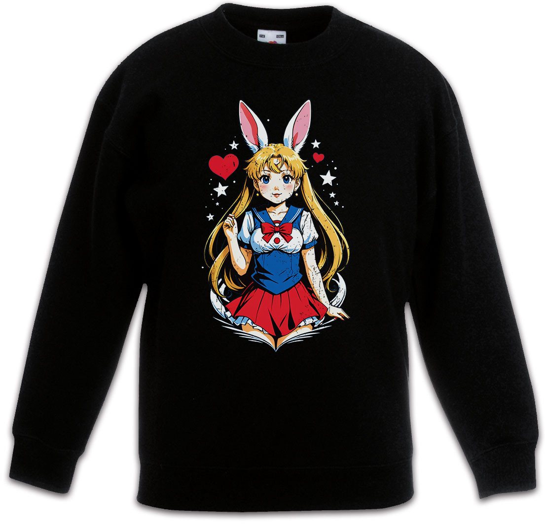 Urban Backwoods Sweatshirt Wild Anime Moon Rabbit Kinderpullover Anime Sailor Girl Usagi Tsukino (1-tlg) Princess Serenity Wild Rabbit von Urban Backwoods
