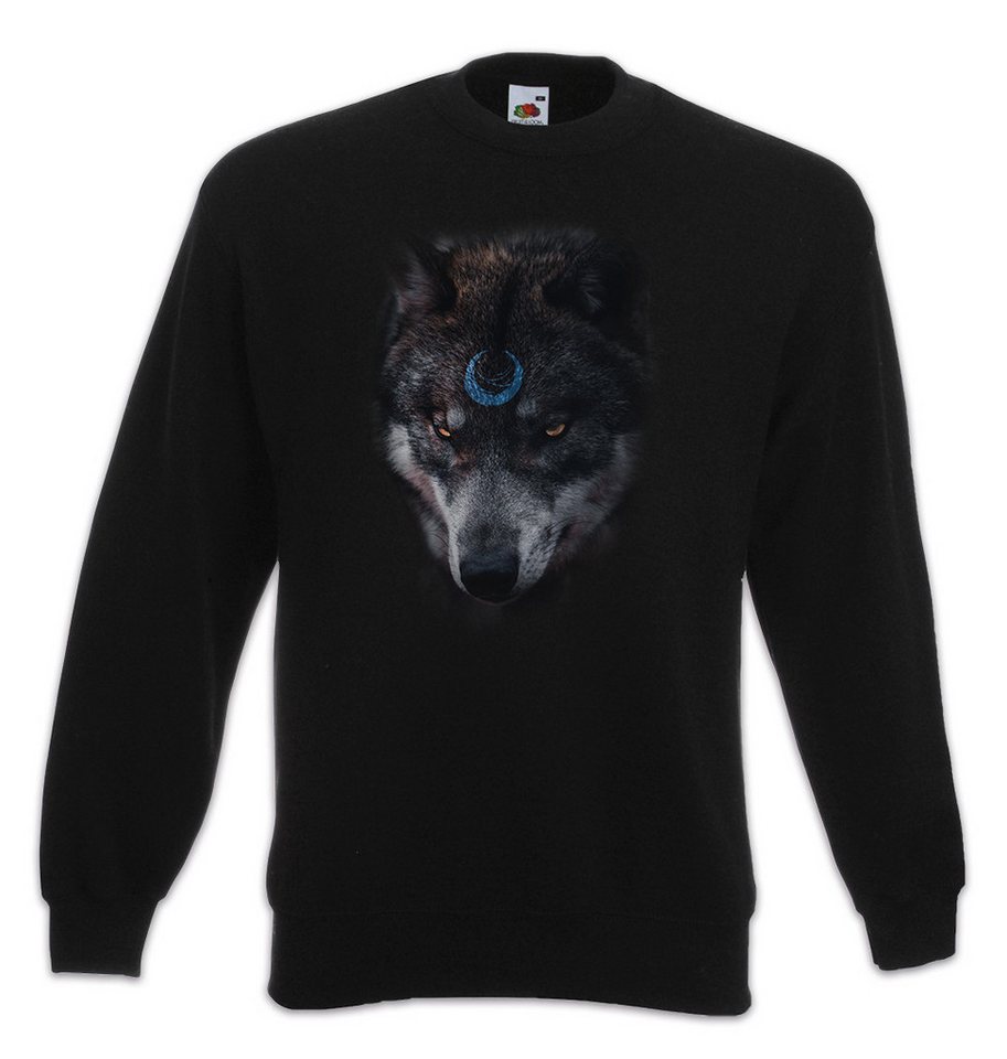 Urban Backwoods Sweatshirt Wolf Moon Sweatshirt Wölfe Lupo Hirsch Lupus Wolves Reh Jagd Jäger Bär (1-tlg) Loup Rudel Wolfsrudel Indian von Urban Backwoods