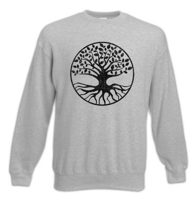 Urban Backwoods Sweatshirt Yggdrasil V Sweatshirt Weltenbaum Arsen Tree of Life Walhall Walhalla (1-tlg) Ravens Odin Thor Mjölnir von Urban Backwoods
