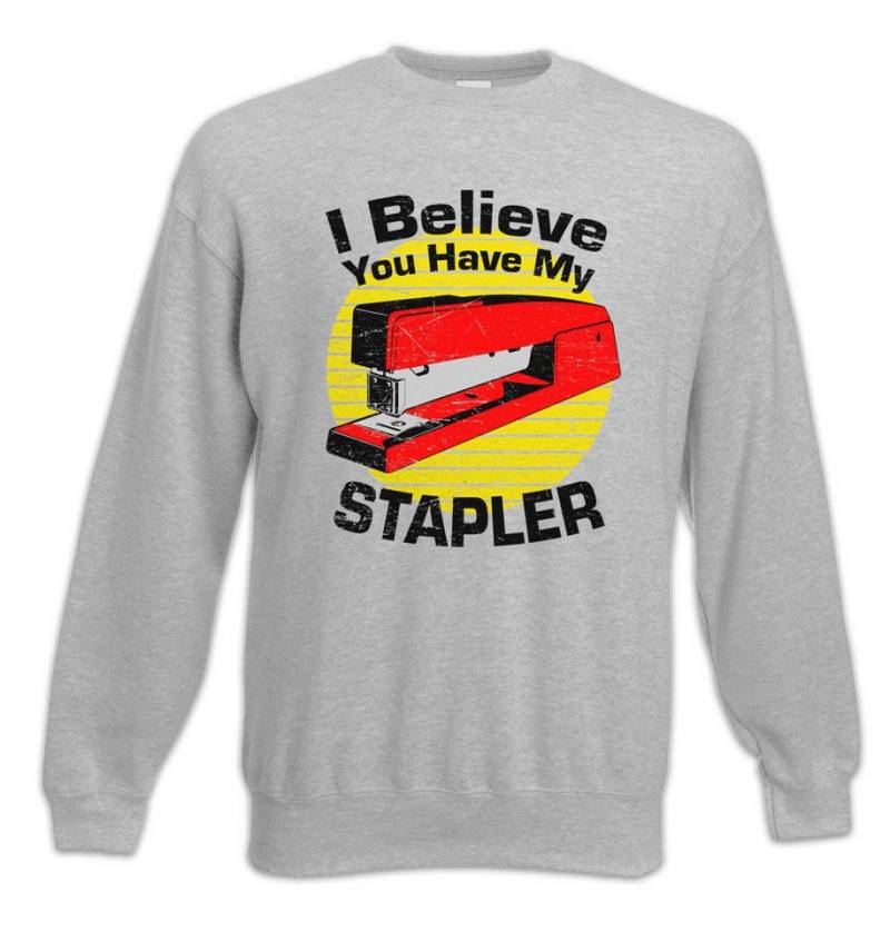 Urban Backwoods Sweatshirt You Have My Stapler Sweatshirt Geek Nerd Office Büro Büroangestellter (1-tlg) Fasching Karneval Sekretärin Worker von Urban Backwoods