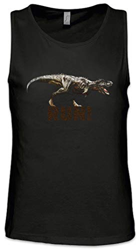 Urban Backwoods T-Rex Herren Männer Tank Top Training Shirt Schwarz Größe 4XL von Urban Backwoods