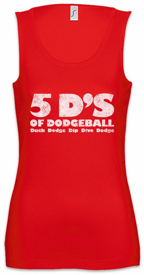 Urban Backwoods Tanktop 5 D's Ärmelloses Damen T-Shirt Of Voll Globo Dodgeball Fun Duck Auf Dive Die Nüsse Gym von Urban Backwoods