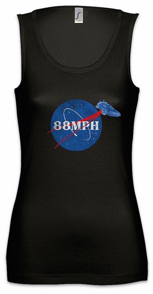 Urban Backwoods Tanktop 88 Mph Ärmelloses Damen T-Shirt Back To Zurück The In Zukunft Car Per Hour Speed Geschwindigkeit von Urban Backwoods