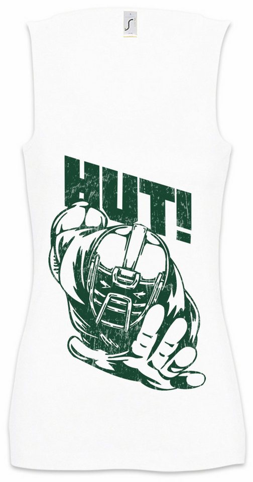 Urban Backwoods Tanktop American Football Hut Ärmelloses Damen T-Shirt Player Sport Passion Addiction Spielfeld Court Spieler von Urban Backwoods