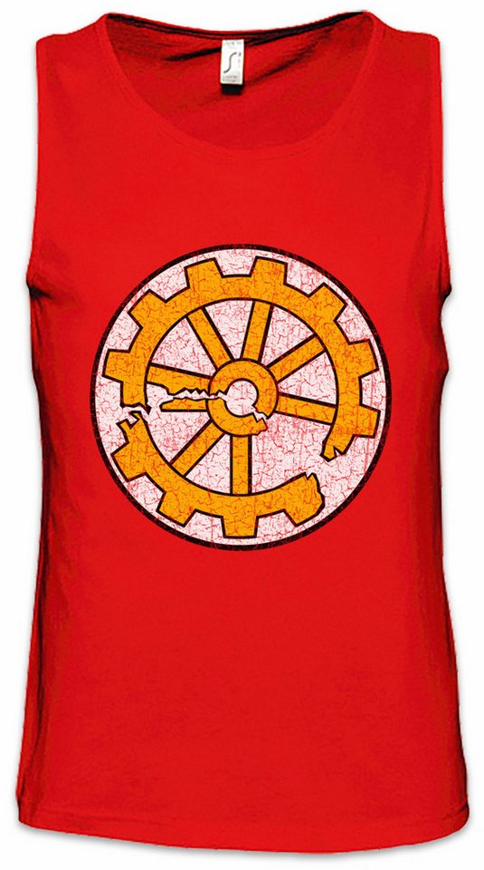 Urban Backwoods Tanktop Anti Traction League Ärmelloses T-Shirt Mortal Symbol Sign Zeichen Engines Gilde London Steampunk von Urban Backwoods