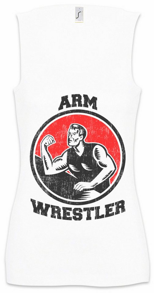 Urban Backwoods Tanktop Arm Wrestler Ärmelloses Damen T-Shirt Over The Gym Armdrücken Top Training Gym Pumpen Body von Urban Backwoods