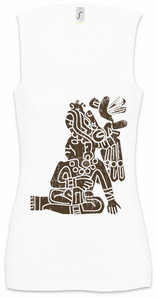 Urban Backwoods Tanktop Aztec Man I Ärmelloses Damen T-Shirt Aztecs Azteken Inka Maya Mayans Tattoo Atzteken Empire von Urban Backwoods