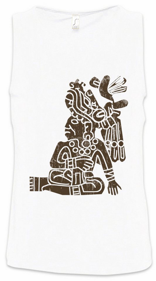 Urban Backwoods Tanktop Aztec Man I Ärmelloses T-Shirt Aztecs Azteken Inka Maya Mayans Mayas Tattoo Atzteken Indianer Empire von Urban Backwoods