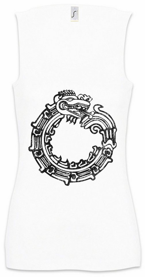 Urban Backwoods Tanktop Aztec Ouroboros Ärmelloses Damen T-Shirt Uroboros Schlange Ancient Mythologie Snake Asia Tattoo von Urban Backwoods