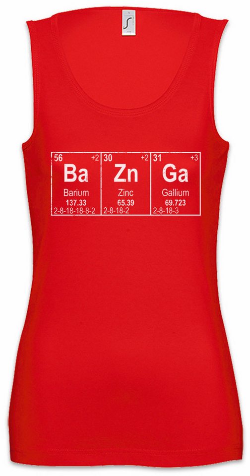 Urban Backwoods Tanktop Ba Zn Ga Ärmelloses Damen T-Shirt The Lehrer Big Teacher Bang Nerd Geek Science TC von Urban Backwoods