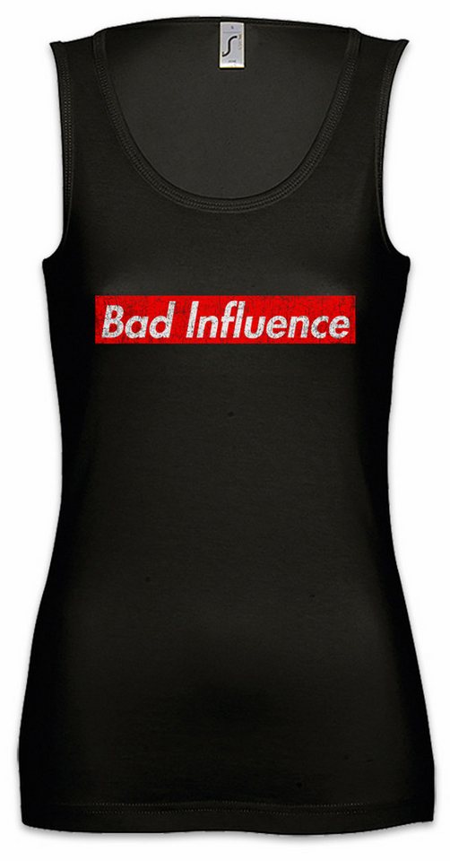 Urban Backwoods Tanktop Bad Influence Ärmelloses Damen T-Shirt Biker Club MC Rocker Adler Motorradfahrer Criminal Gangster Outlaw von Urban Backwoods
