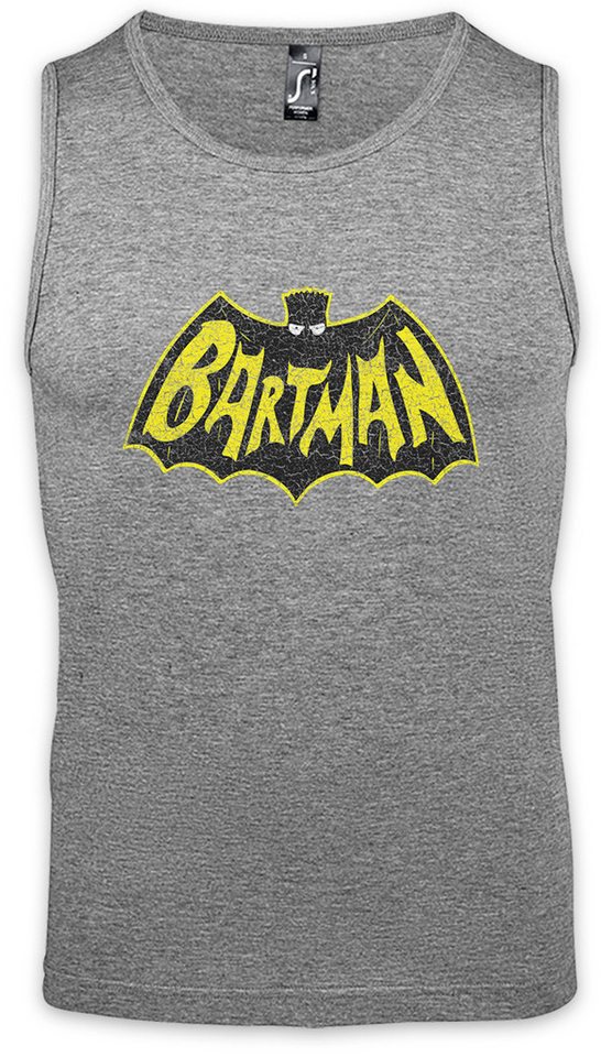Urban Backwoods Tanktop Bartman Ärmelloses T-Shirt Bad Man Comic Cartoon Crossover Art Fun Batman Gotham Springfield Lisa von Urban Backwoods