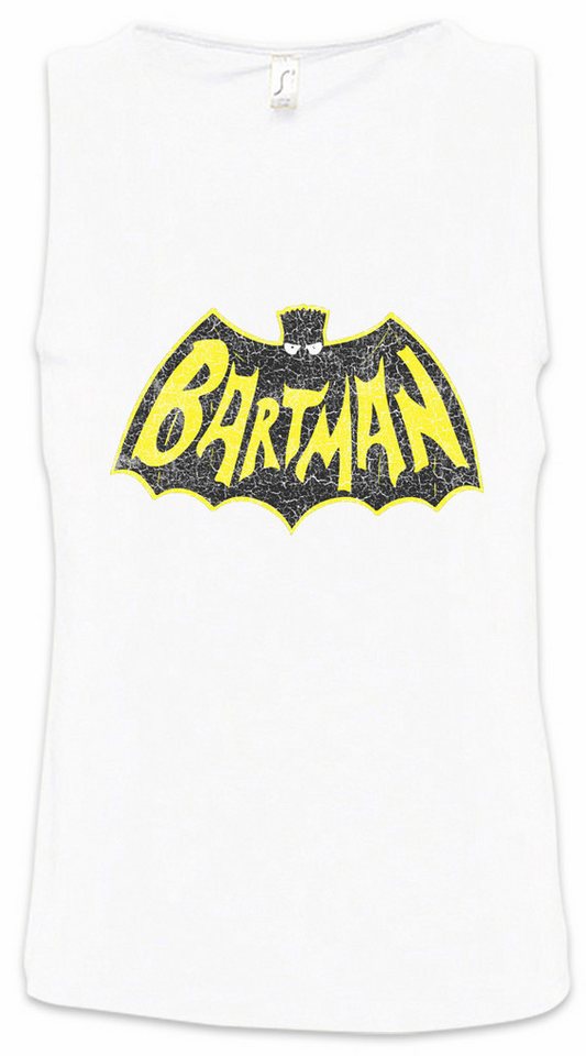 Urban Backwoods Tanktop Bartman Ärmelloses T-Shirt Bad Man Comic Cartoon Crossover Art Fun Batman Gotham Springfield Lisa von Urban Backwoods