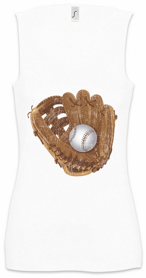 Urban Backwoods Tanktop Baseball Glove Ärmelloses Damen T-Shirt Player Sport Passion Love Spielfeld Court Spieler Verein von Urban Backwoods