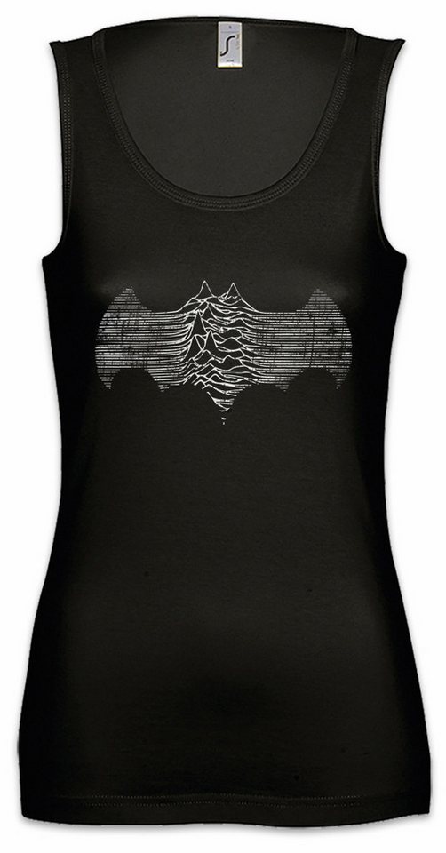 Urban Backwoods Tanktop Bat Divison Ärmelloses Damen T-Shirt Unknown Joy Pleasures Sign Music Album Club Crossover Logo von Urban Backwoods