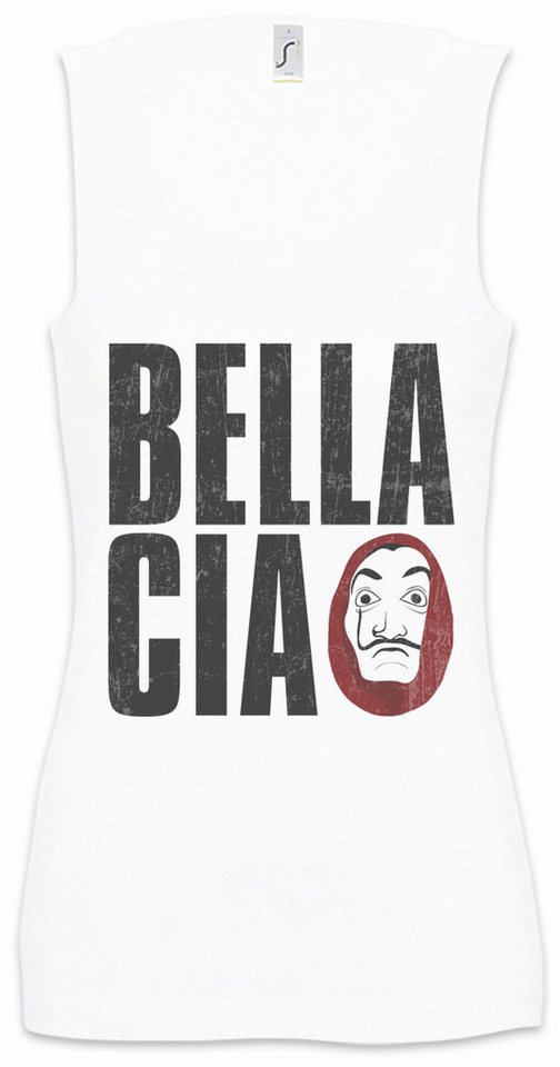 Urban Backwoods Tanktop Bella Ciao II Ärmelloses Damen T-Shirt Bank Money Cash Überfall Heist Robbery Crime De von Urban Backwoods
