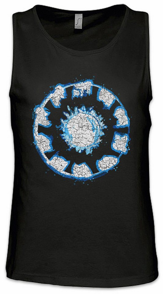Urban Backwoods Tanktop Big Iron Arc Reactor Ärmelloses T-Shirt Tony Reaktor Man Sign Stark Symbol Logo Industries Comic von Urban Backwoods