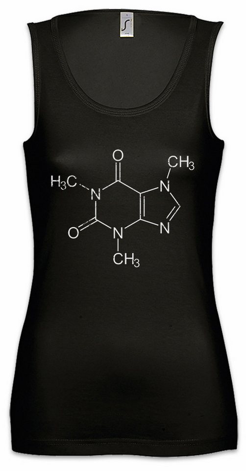 Urban Backwoods Tanktop Caffeine Molecule Ärmelloses Damen T-Shirt Engineer Mathelehrer Mathe Kaffee Coffee Ingenieur Ingenieurin von Urban Backwoods