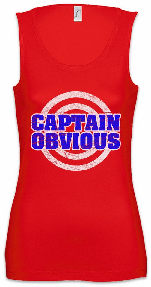 Urban Backwoods Tanktop Captain Obvious Ärmelloses Damen T-Shirt Geek Nerd Mathelehrer Hero Mathematik Teacher Lehrer Karneval von Urban Backwoods