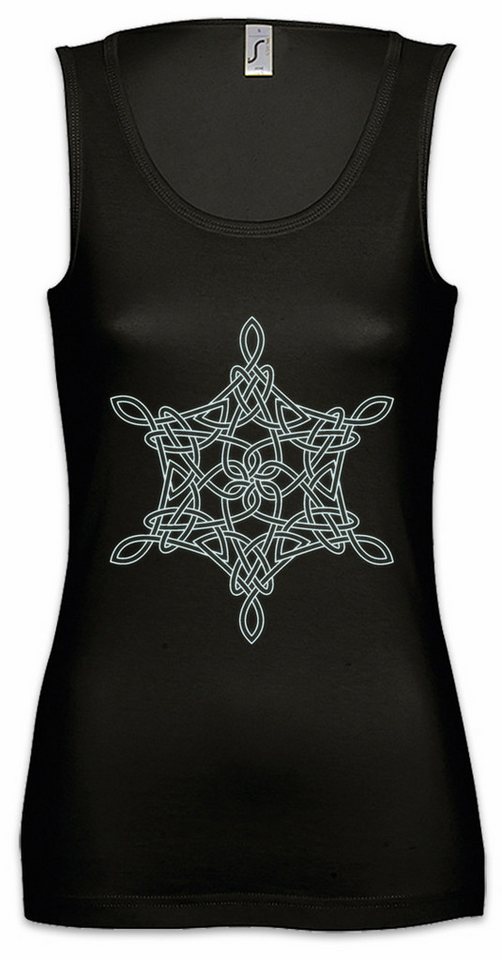 Urban Backwoods Tanktop Celtic Knot Logo Sign XIV Ärmelloses Damen T-Shirt Kelten Tribal Tattoo Kreuz Cross Runen von Urban Backwoods