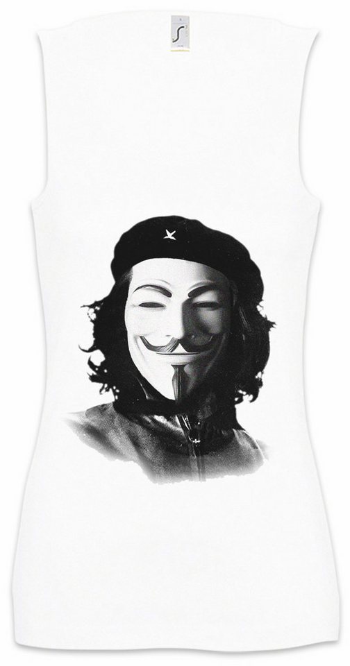Urban Backwoods Tanktop Che Anonymous Guevara Ärmelloses Damen T-Shirt Che Ernesto We Are Cuba Guerilla Fidel Hacker Castro von Urban Backwoods