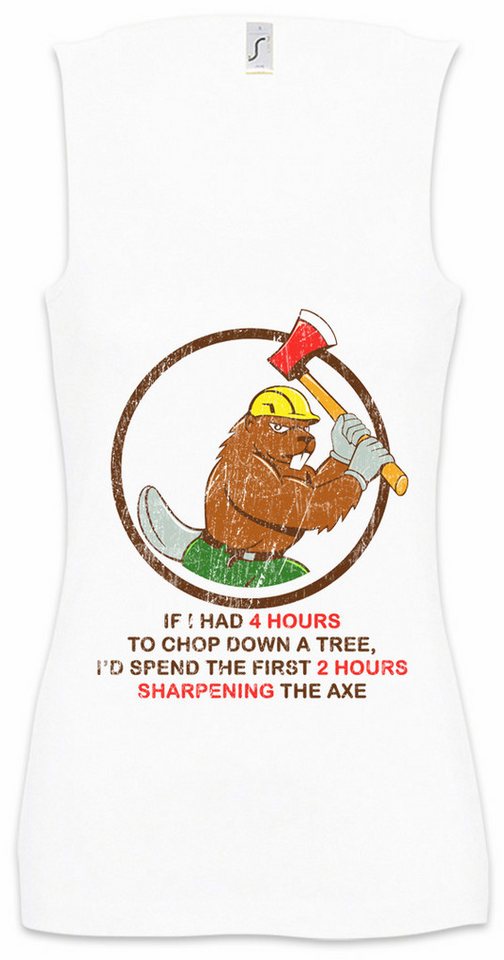 Urban Backwoods Tanktop Chop Down A Tree Ärmelloses Damen T-Shirt Holzfäller Axt Waldarbeiter Logger Lumberjack Woodcutter Woodsman von Urban Backwoods