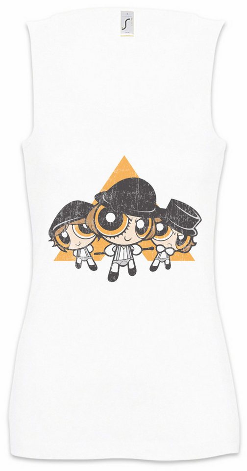 Urban Backwoods Tanktop Clockwork Boys Ärmelloses Damen T-Shirt A Uhrwerk Droogs Alexander DeLarge Comic Cartoon Toon von Urban Backwoods