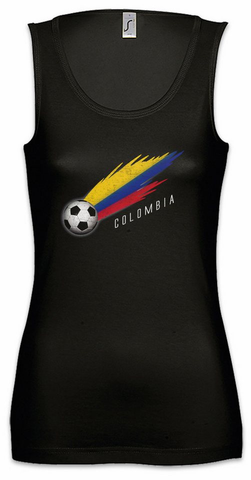 Urban Backwoods Tanktop Colombia Football Comet I Ärmelloses Damen T-Shirt Kolumbien Kolumbianische Fahne Colombian Fußball von Urban Backwoods