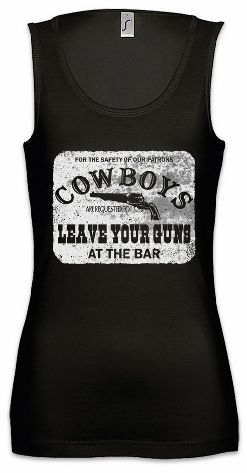 Urban Backwoods Tanktop Cowboys Safety Sign Ärmelloses Damen T-Shirt Cowgirl USA US Country Rodeo Native American von Urban Backwoods