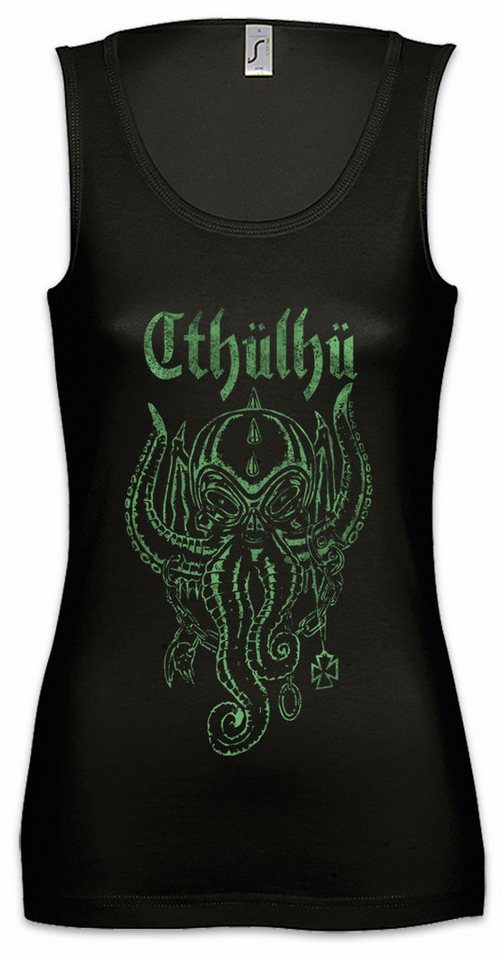 Urban Backwoods Tanktop Cthülhü Ärmelloses Damen T-Shirt H. P. Lovecraft Miskatonic R´LYEH Of Azathoth Horror Arkham von Urban Backwoods