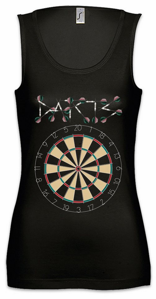 Urban Backwoods Tanktop Darts Target & Arrows Sport Logo Ärmelloses Damen T-Shirt Dart Pfeile Profi Sport Verein von Urban Backwoods