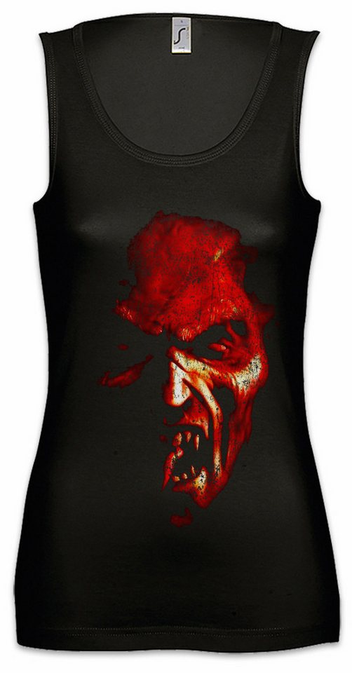 Urban Backwoods Tanktop Demon Head Ärmelloses Damen T-Shirt Pentagramm Dämon Satanismus Hölle Satan Hell Satanism Pentagram von Urban Backwoods