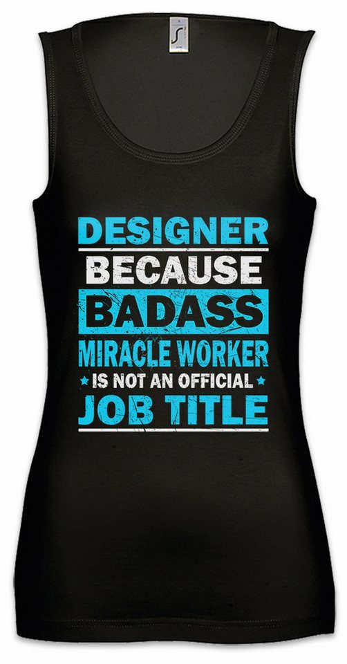Urban Backwoods Tanktop Designer Ärmelloses Damen T-Shirt Beruf Profession Grafik Web Badass Worker Design Creative Art von Urban Backwoods
