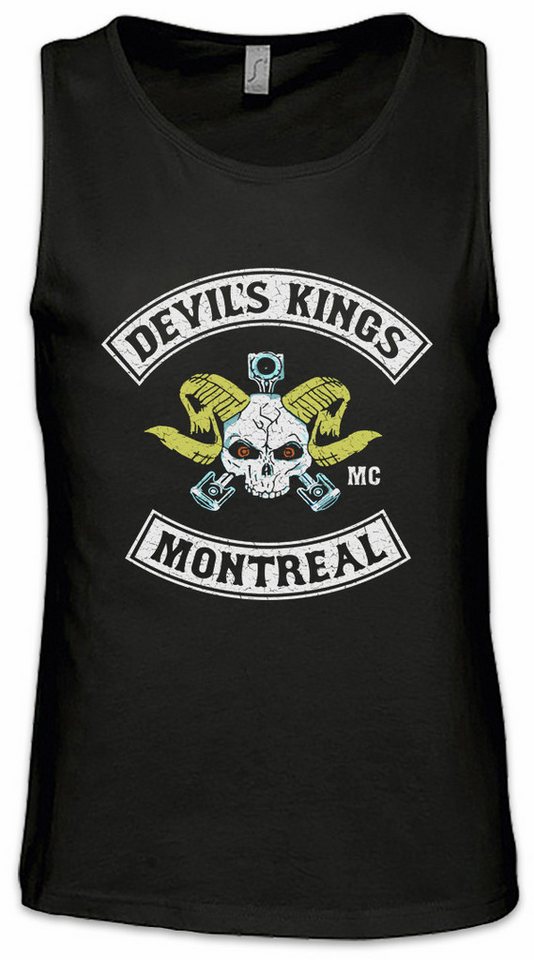 Urban Backwoods Tanktop Devil's Kings Ärmelloses T-Shirt Bad Biker MC Motorcycle Blood Club TV Series Motorrad Gang Patch von Urban Backwoods