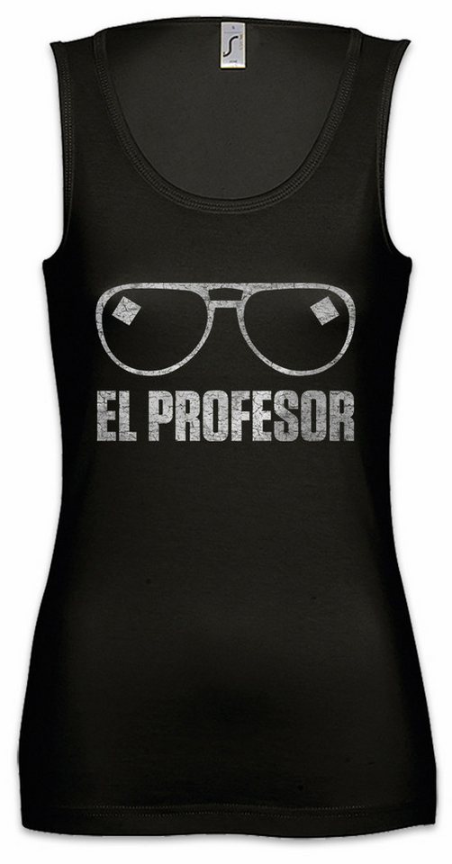 Urban Backwoods Tanktop El Prof Sunglasses Ärmelloses Damen T-Shirt Robbery Bank Money Cash Professor Casa Heist Crime Urban Backwoods Tanktop El Prof Sunglasses Ärmelloses Damen T-Shirt Robbery Bank Money Cash Professor Casa Heist Crime von Urban Backwoods