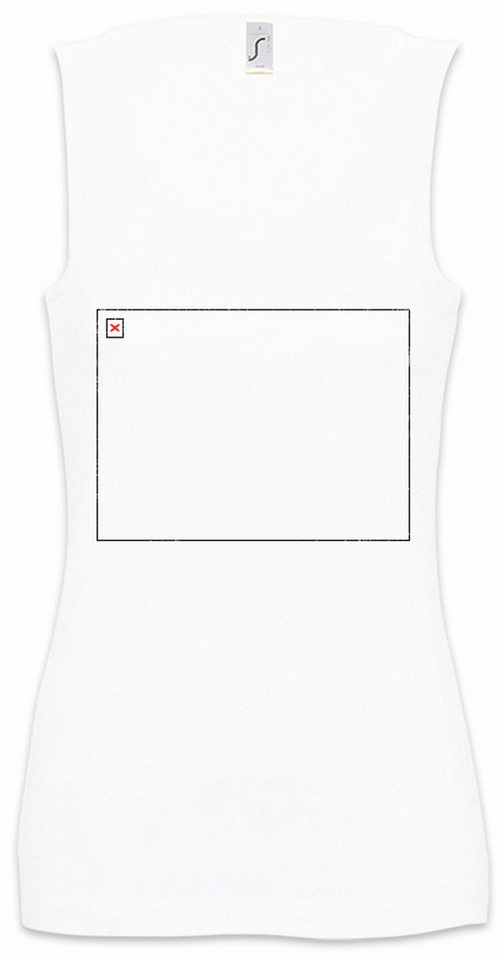 Urban Backwoods Tanktop Empty Frame Ärmelloses Damen T-Shirt Geek Nerd PC Internet Programmierer Error Informatik Science von Urban Backwoods