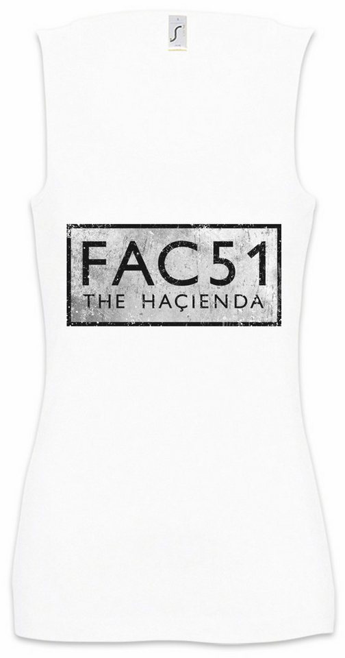 Urban Backwoods Tanktop Fac 51 The Hacienda 2 Ärmelloses Damen T-Shirt Club Factory Records Fac51 Joy Warsaw Division von Urban Backwoods