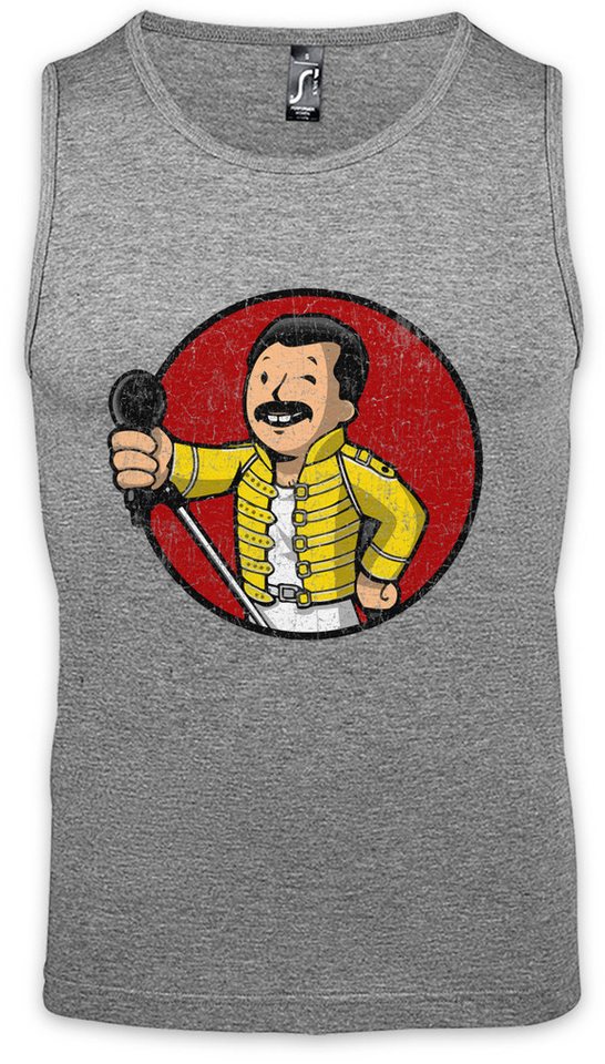 Urban Backwoods Tanktop Freddie Boy Ärmelloses T-Shirt Freddie Music Sänger Gamer Mercury Nerd Geek Queen We Will von Urban Backwoods