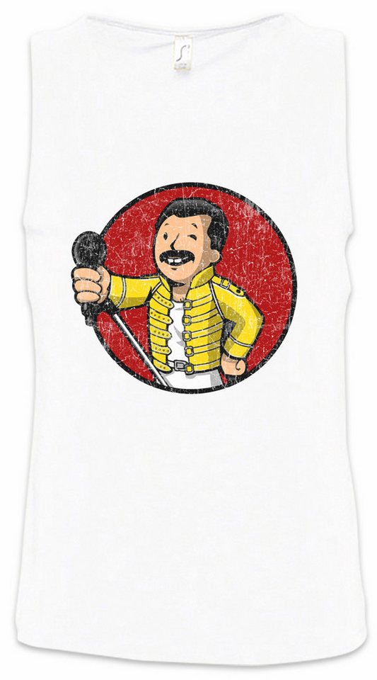 Urban Backwoods Tanktop Freddie Boy Ärmelloses T-Shirt Freddie Music Sänger Gamer Mercury Nerd Geek Queen We Will von Urban Backwoods