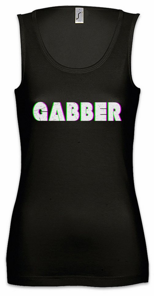 Urban Backwoods Tanktop Gabber Glitch Ärmelloses Damen T-Shirt Attack Decay Sustain Release Wave Waves Sound Music von Urban Backwoods