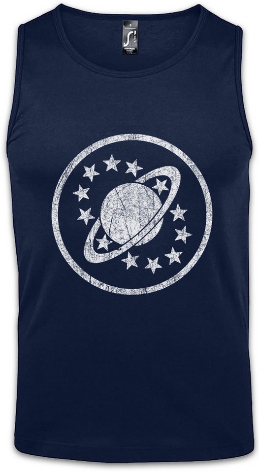 Urban Backwoods Tanktop Galaxy Patch Ärmelloses T-Shirt Sci-Fi Science Fiction Quest Fleet Star Logo Symbol Comedy von Urban Backwoods