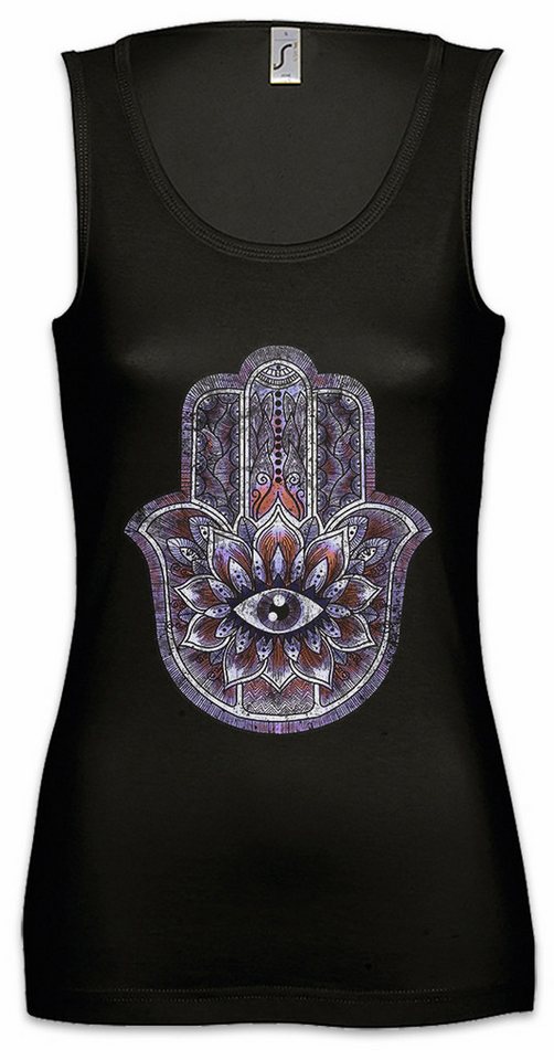 Urban Backwoods Tanktop Hamsa Ärmelloses Damen T-Shirt Hand India Hand Der Fatima Symbol Zeichen Islam Muslim Northafrica von Urban Backwoods