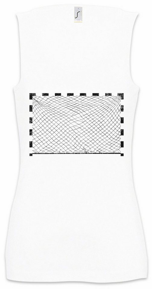 Urban Backwoods Tanktop Handball Goal Ärmelloses Damen T-Shirt Tor Player Sport Passion Love Spielfeld Court Spieler Verein von Urban Backwoods