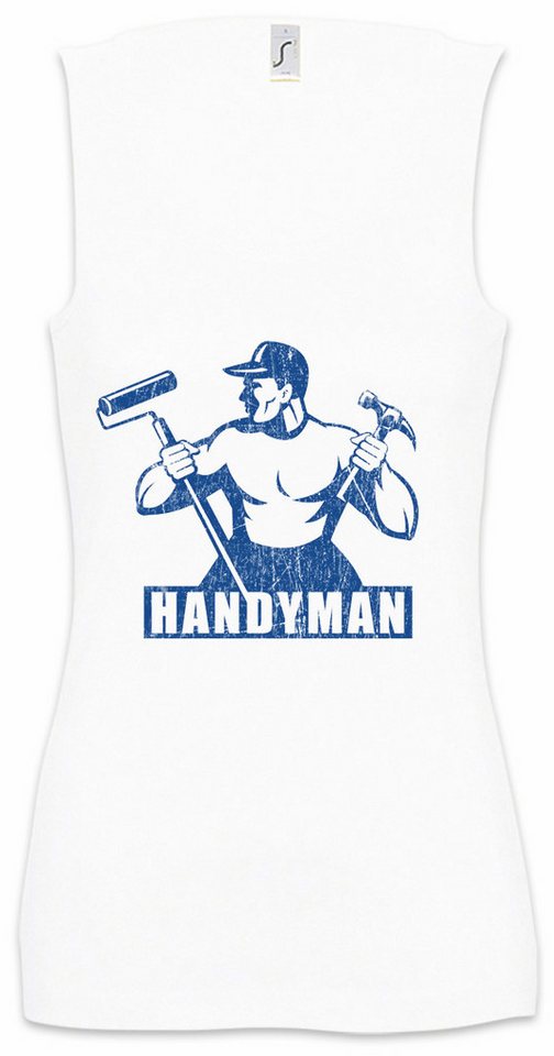 Urban Backwoods Tanktop Handyman III Ärmelloses Damen T-Shirt Handwerk Handwerker Heimwerker Repairman DIY Enthusiast Mann von Urban Backwoods